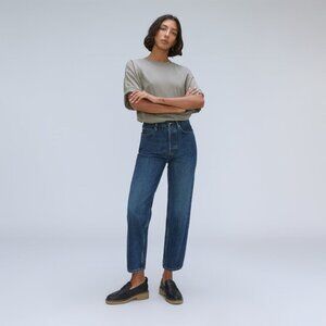 NWT Everlane The Rigid Way High Jean in Rich Indigo 28 Reg